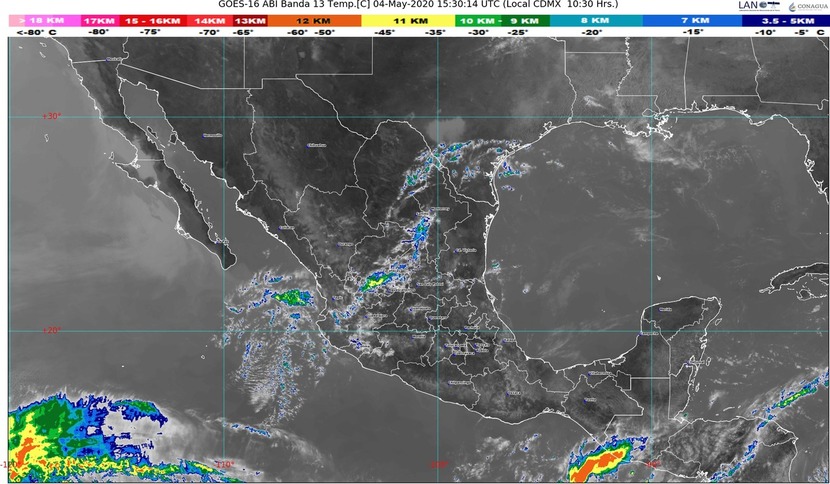 ¡Bueno para las presas! Lluvias fuertes en Chiapas, Durango, Oaxaca y Zacatecas