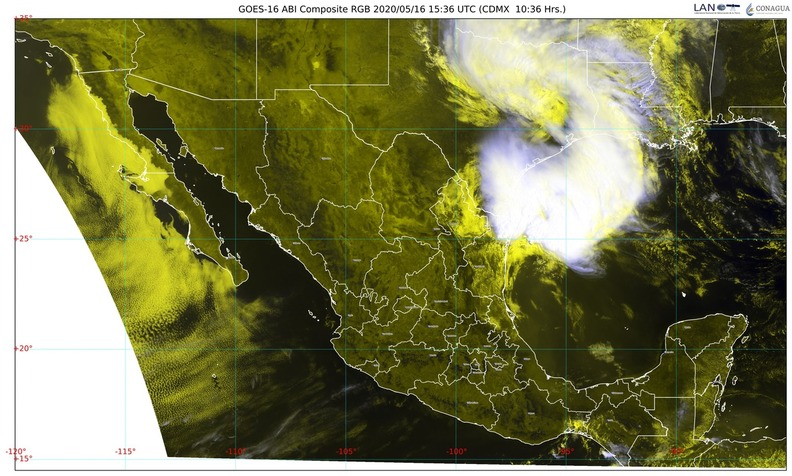 Lluvias descargas eléctricas, granizo y vientos de 70 km/h para Nuevo León y Tamaulipas; posibles tornados