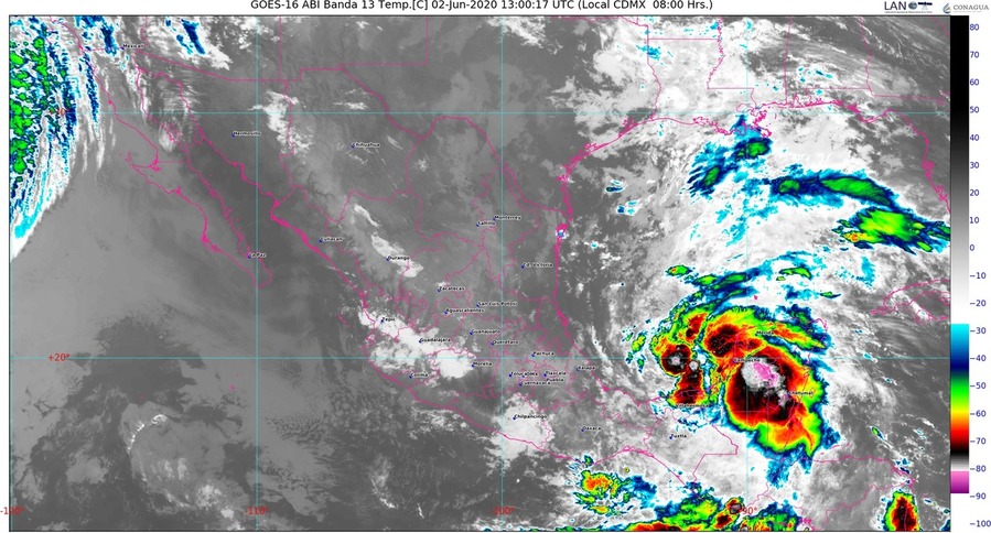 Lluvias torrenciales en Chiapas, Oaxaca, Tabasco y Veracruz por la Depresión Tropical Tres