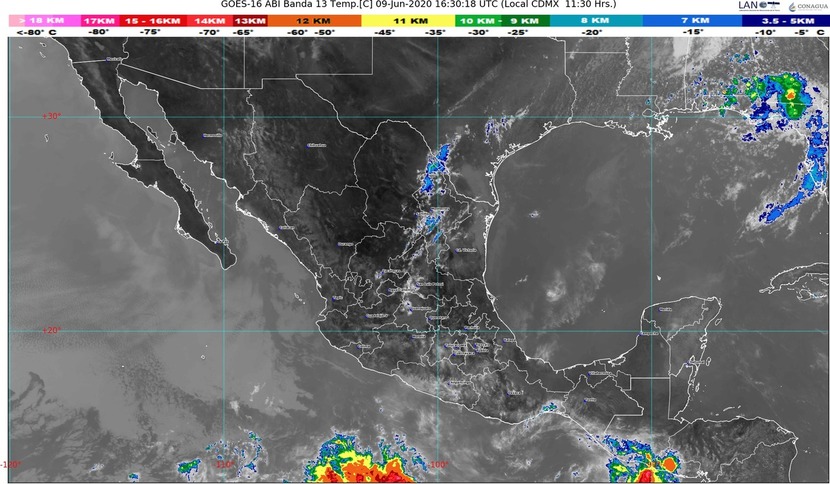 Lluvias muy fuertes, descargas eléctricas, granizadas y posibles tornados en Nuevo León y Tamaulipas