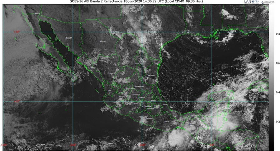 Onda Tropical 5 y dos canales de baja presión causarán lluvias intensas en Chiapas, Oaxaca, Puebla y Veracruz
