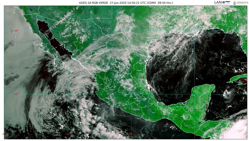 Lluvias intensas, descargas eléctricas y granizadas en Guerrero y Oaxaca