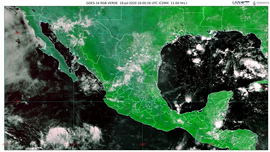 ¡Cuidado! En Durango, Jalisco, Nayarit, Sinaloa y Zacatecas, habrá lluvias muy fuertes, descargas eléctricas y granizada
