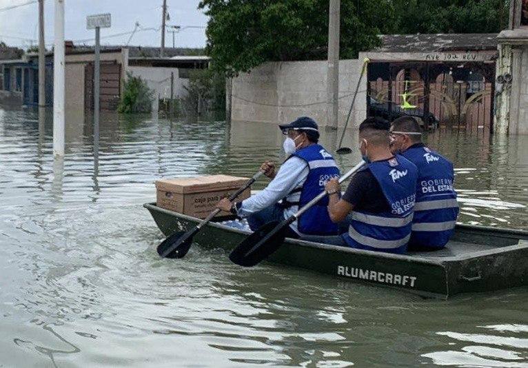 Monitorean Río Bravo para evitar inundaciones catastróficas en Tamaulipas y Texas