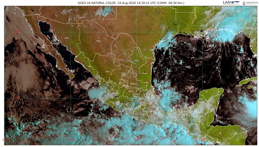 Lluvias torrenciales con descargas eléctricas y fuertes vientos para Chiapas, Oaxaca y sur de Veracruz
