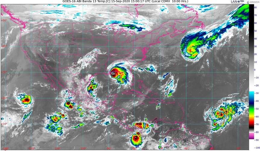 Lluvias torrenciales para Puebla, Tamaulipas y Veracruz: huracán Sally afecta el sureste de México