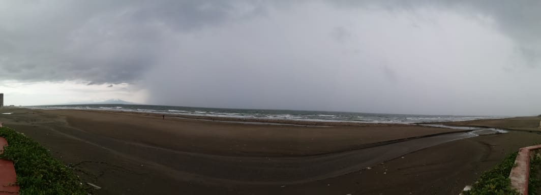 Lluvia intensa en Coatzacoalcos, Veracruz, este día