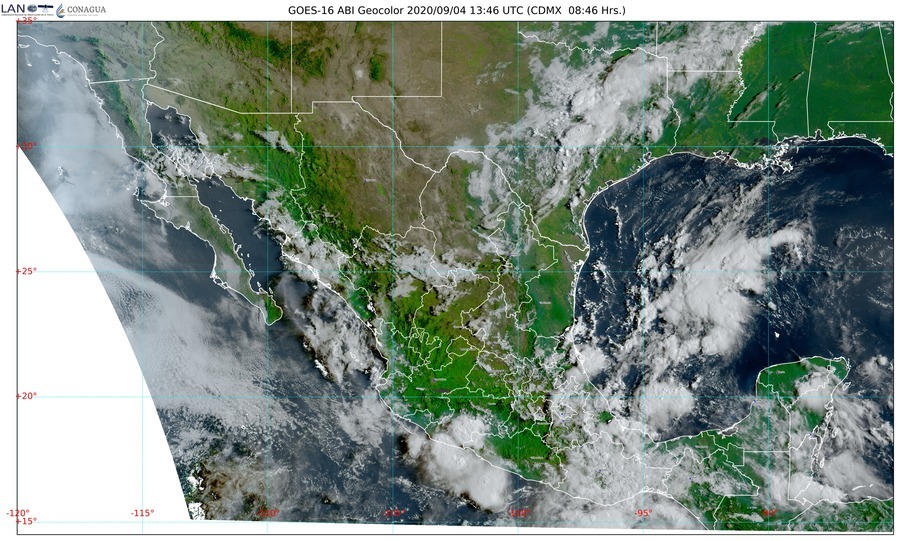 Remanentes de Nana ocasionarán lluvias torrenciales en Oaxaca, Puebla y Veracruz