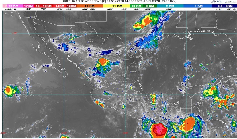 La tormenta tropical Nana mantiene trayectoria con destino a Chiapas, pero se disolverá