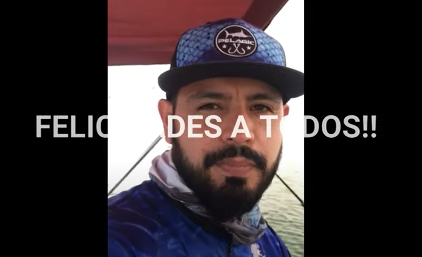 Jairo Alvarado, ganador del primer Torneo Virtual de Lobina en la Presa Zimapán