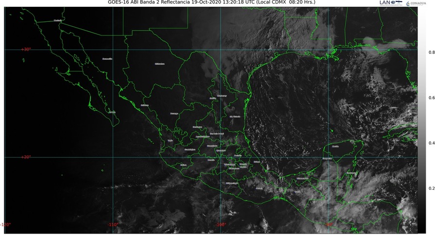 Fuertes lluvias en el sur y sureste mexicano; atención en Campeche, Chiapas, Quintana Roo, Tabasco, Veracruz y Yucatán