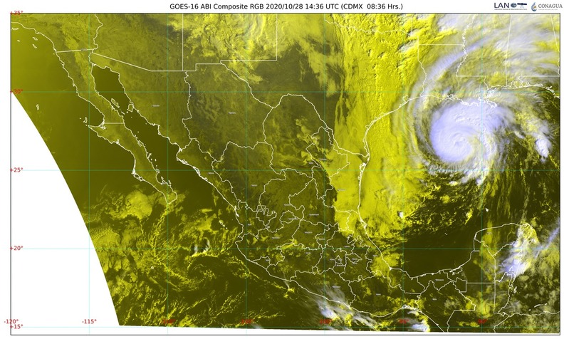 Tarde de lluvia en Chiapas, Oaxaca, Puebla y Veracruz; ambiente frío y heladas en zonas del norte y centro