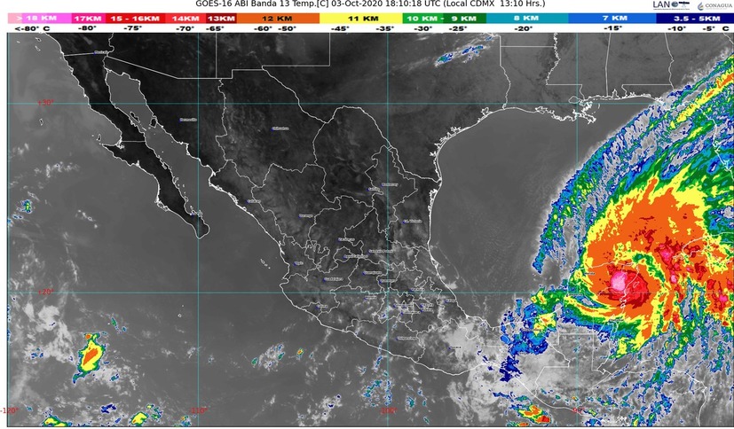La tormenta tropical Gamma tocó tierra cerca de Tulum, Quintana Roo; provocará lluvias en Chiapas y la península de Yucatán