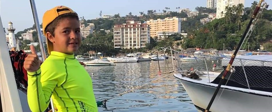 Rodrigo Godínez Tahuilán, “Tiburón Jr.”, un futuro campeón de la pesca deportiva