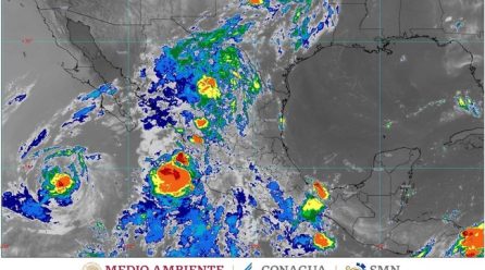 Sábado con lluvias intensas en Colima, Durango, Jalisco, Nayarit y Sinaloa; Beatriz se aproxima a costas de Jalisco