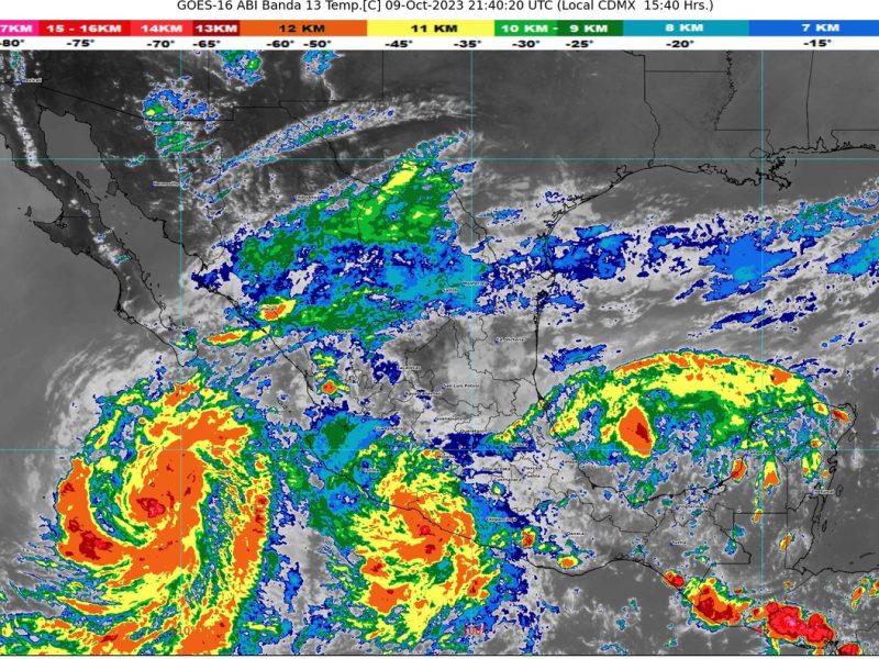 Tormenta Max se mantiene en tierra y provoca lluvias intensas en Colima, Guerrero y Michoacán; y alto oleaje en el Pacífico